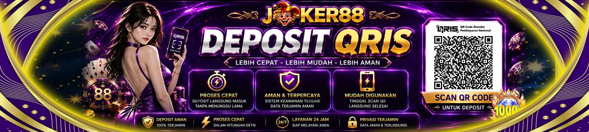 Deposit QRIS Joker88